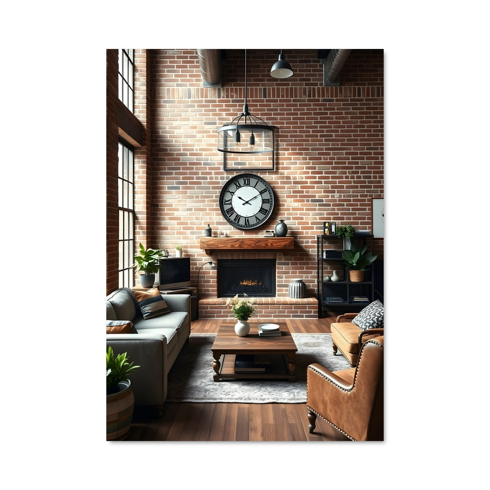 Poster L'Horloge de Brique