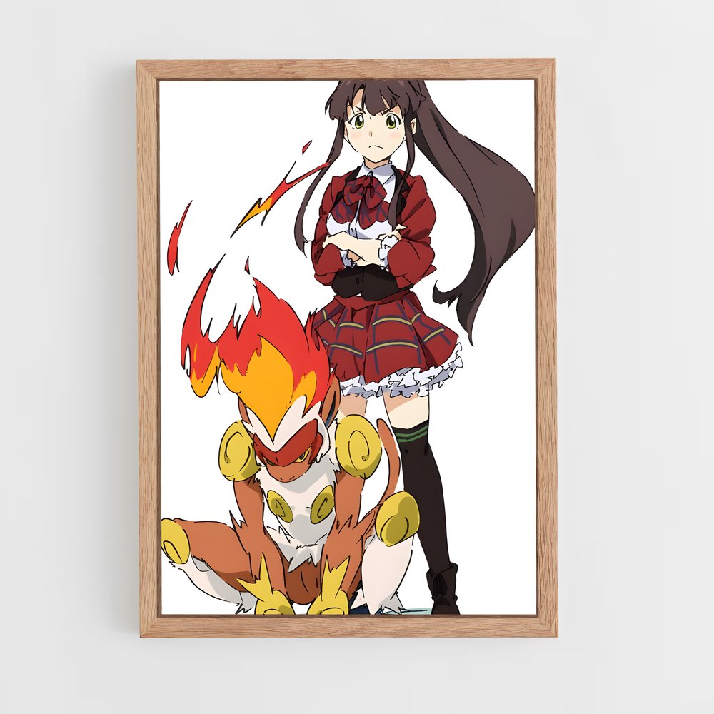 ap-infernape-1 cadre Bois clair