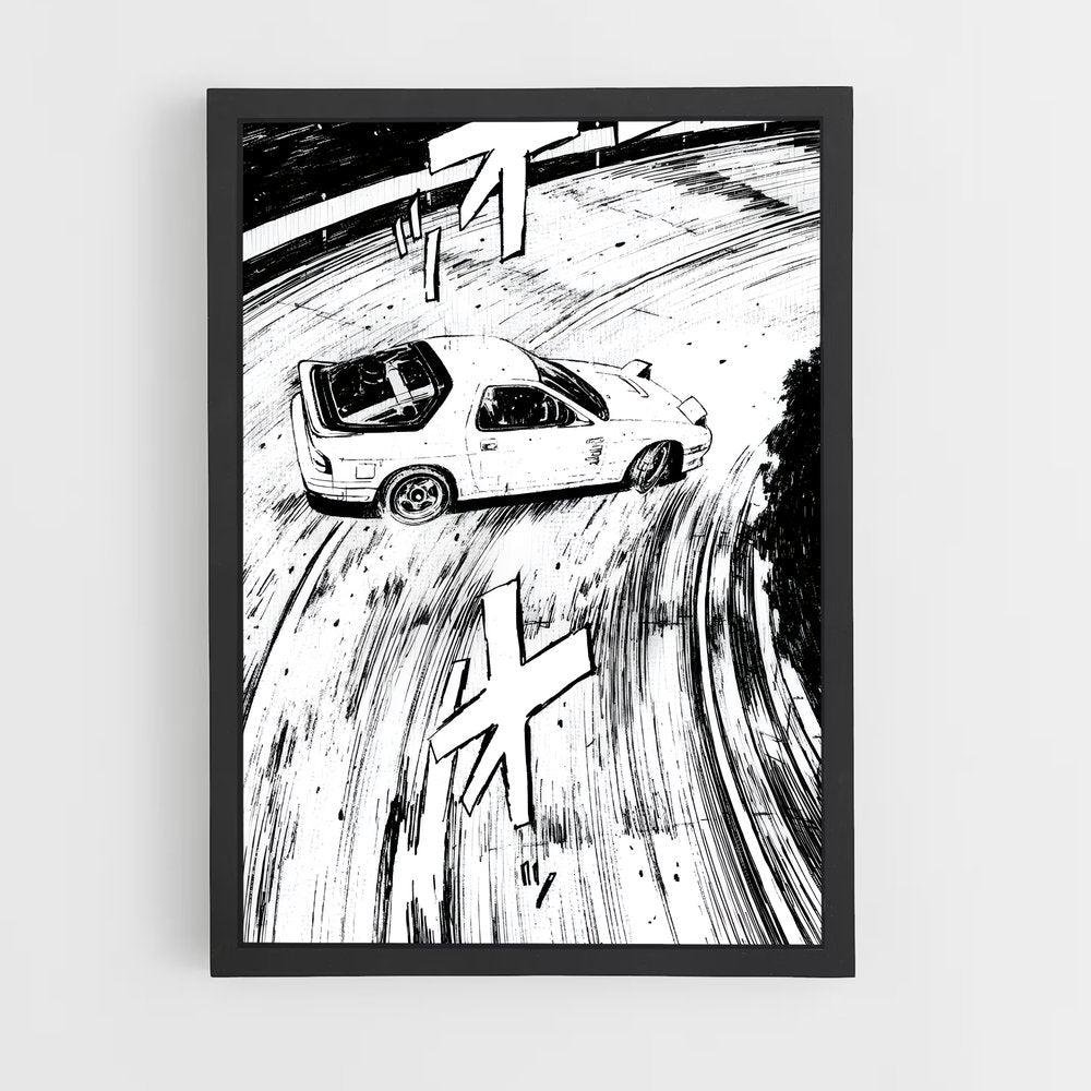 ap-initial d-3 cadre Noir