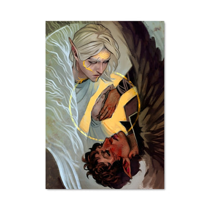 Poster Étreinte Jaune