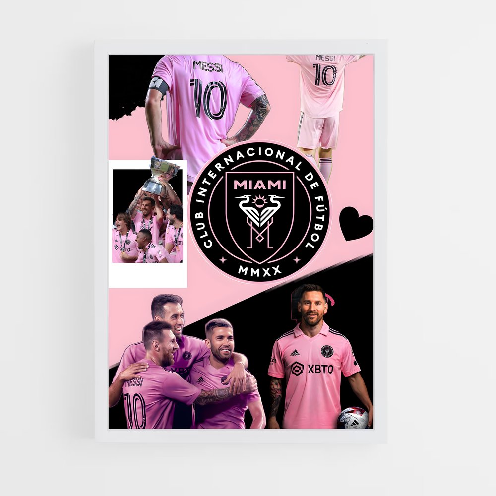 ap-inter miami cf-15 cadre Blanc