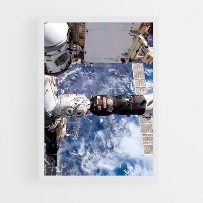 ap-international space station-12 cadre Blanc