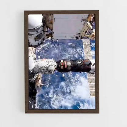 ap-international space station-12 cadre Bois foncé