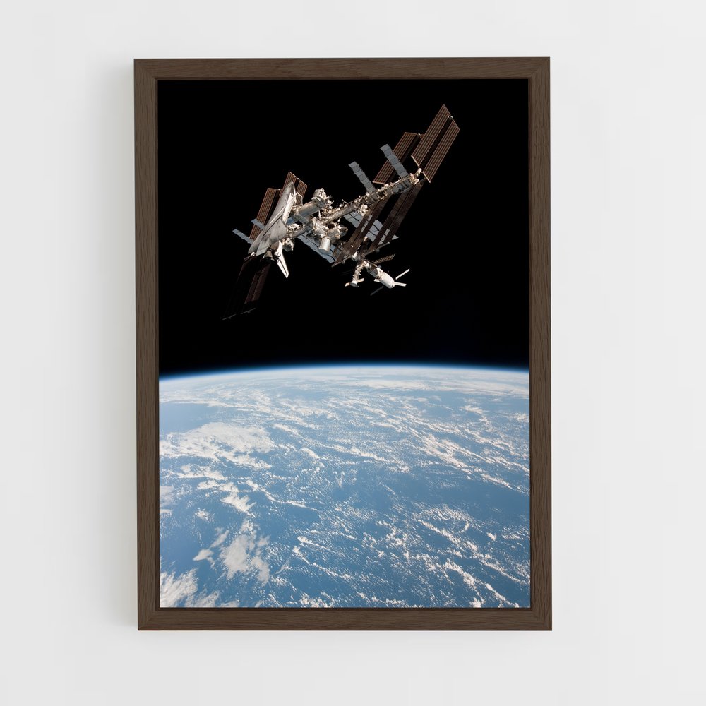 ap-international space station-13 cadre Bois foncé