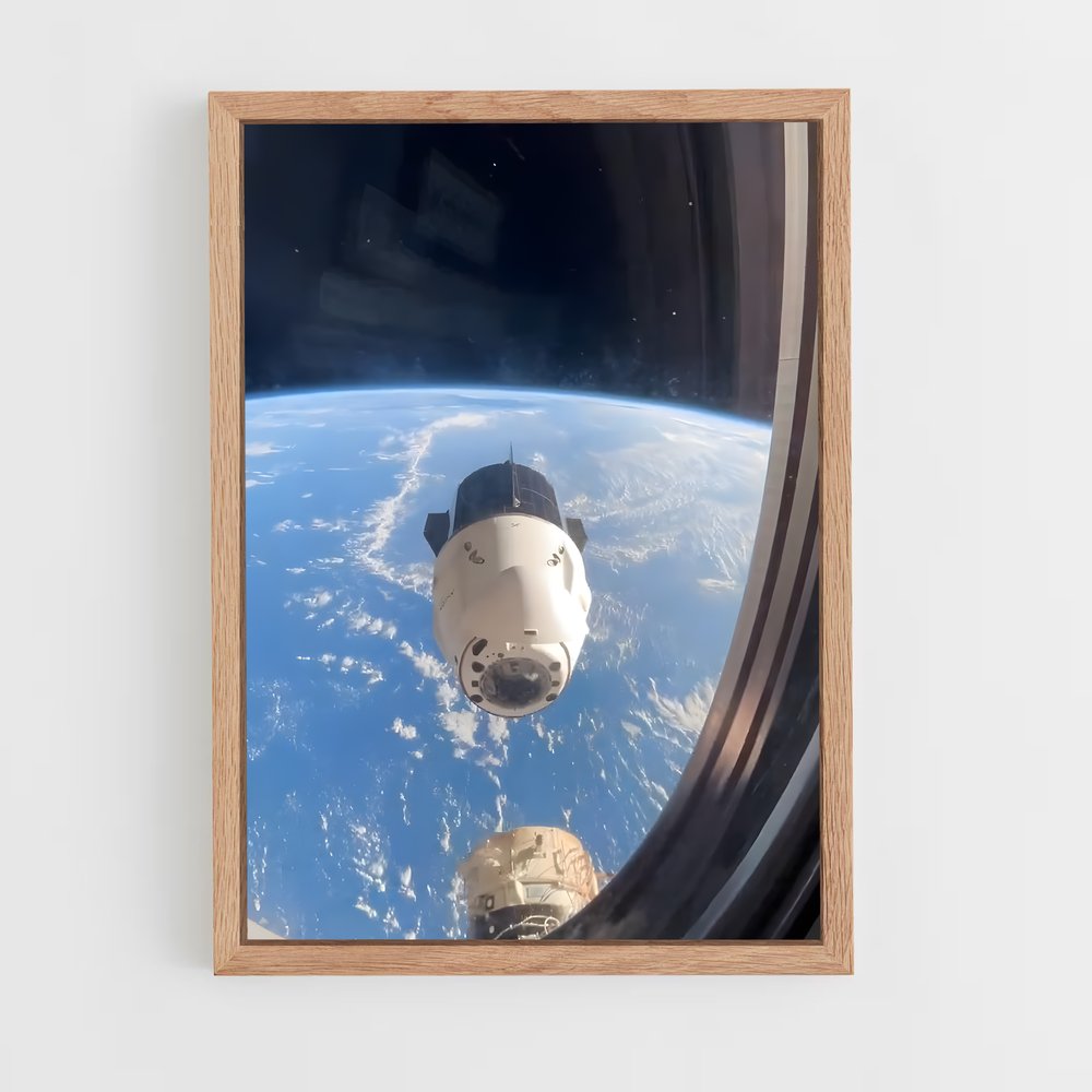 ap-international space station-15 cadre Bois clair
