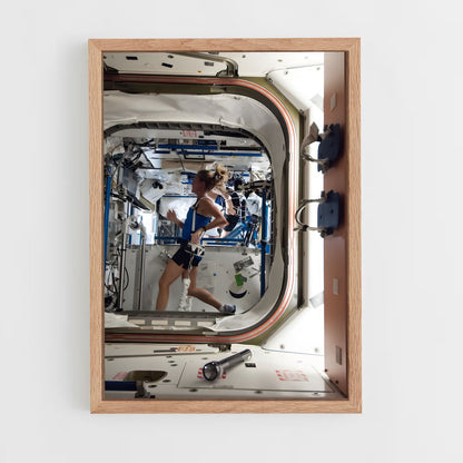 ap-international space station-5 cadre Bois clair