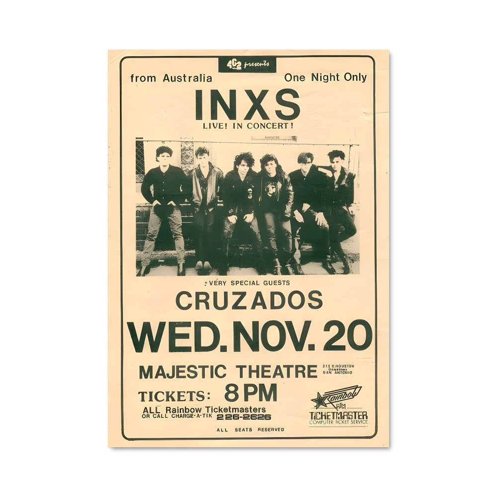 Poster INXS Live