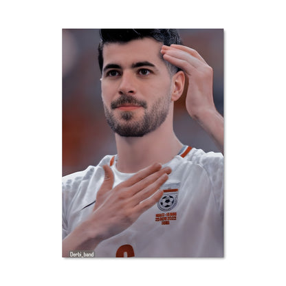 Poster Guerrier du Football