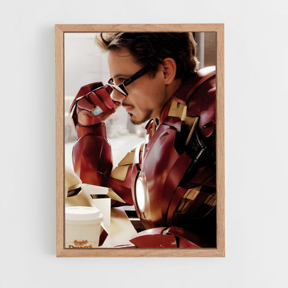 ap-iron man-2 cadre Bois clair