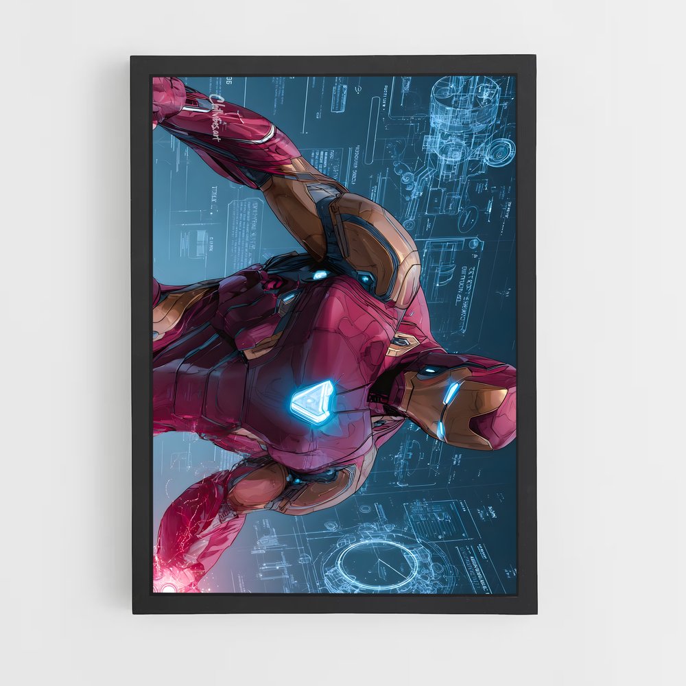 ap-iron man-6 cadre Noir