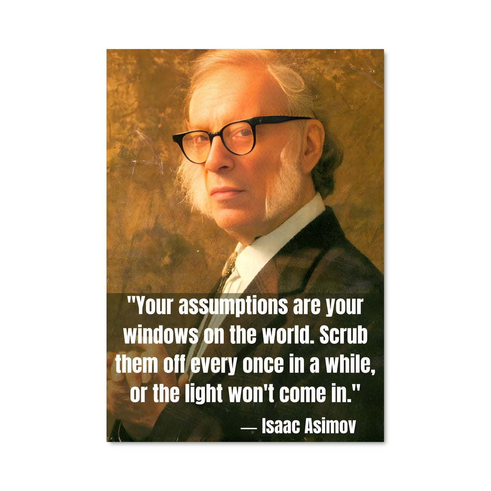 Poster Visionnaire Asimov