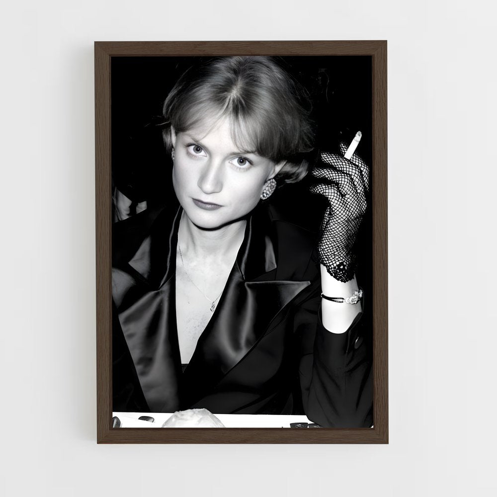ap-isabelle huppert-1 cadre Bois foncé