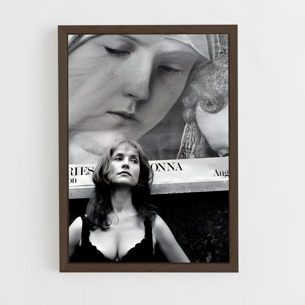 ap-isabelle huppert-2 cadre Bois foncé