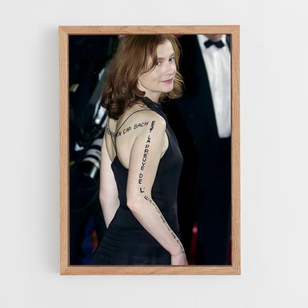 ap-isabelle huppert-5 cadre Bois clair