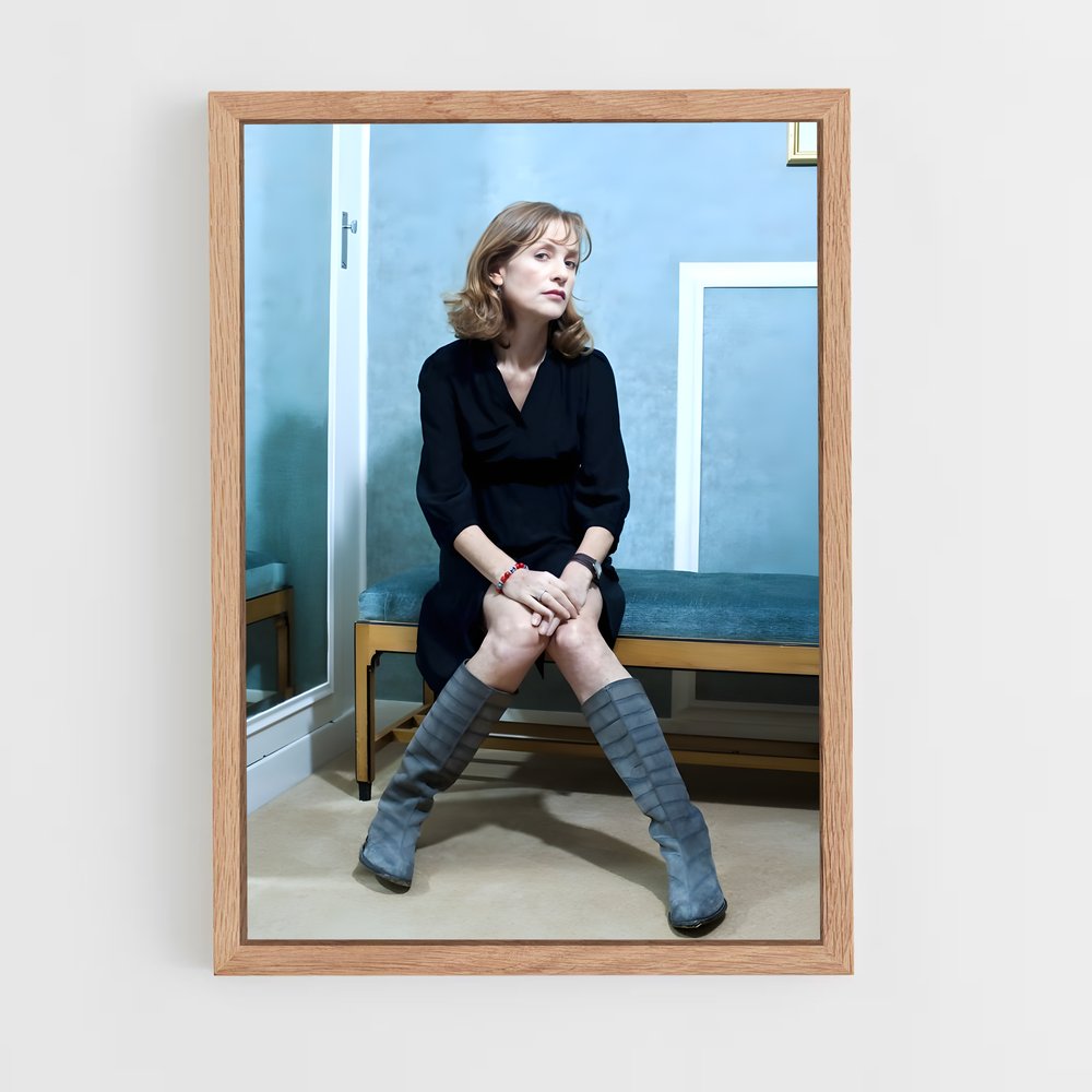 ap-isabelle huppert-8 cadre Bois clair