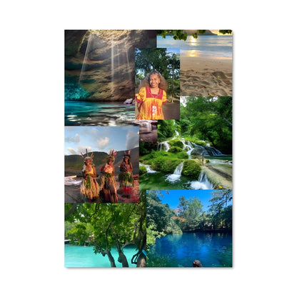 Poster Voyage aux Quatre Coins du Monde
