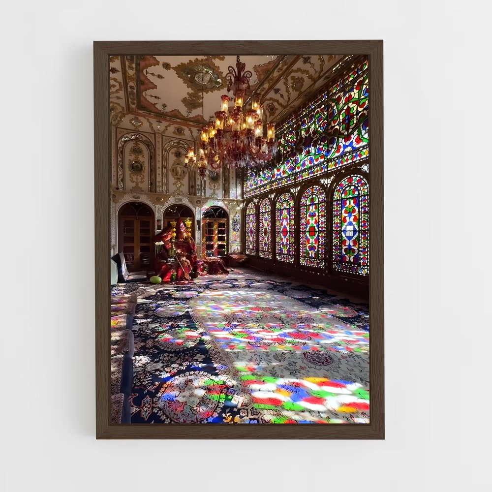 ap-isfahan-5 cadre Bois foncé