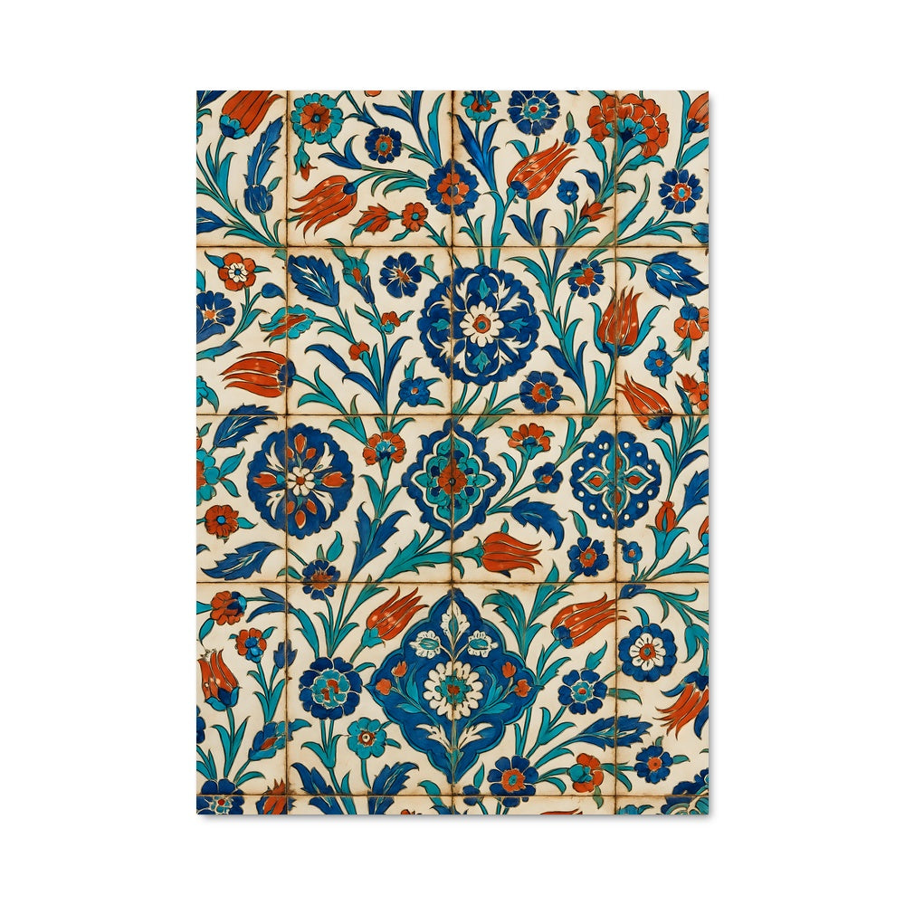 Poster Fleur de Carreaux