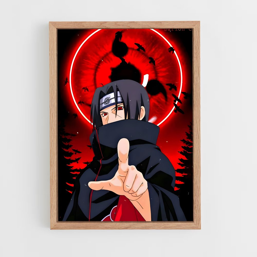 ap-itachi uchiha-10 cadre Bois clair