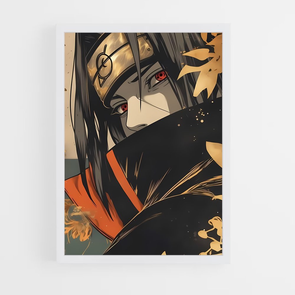 ap-itachi uchiha-12 cadre Blanc