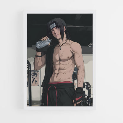 ap-itachi uchiha-13 cadre Blanc