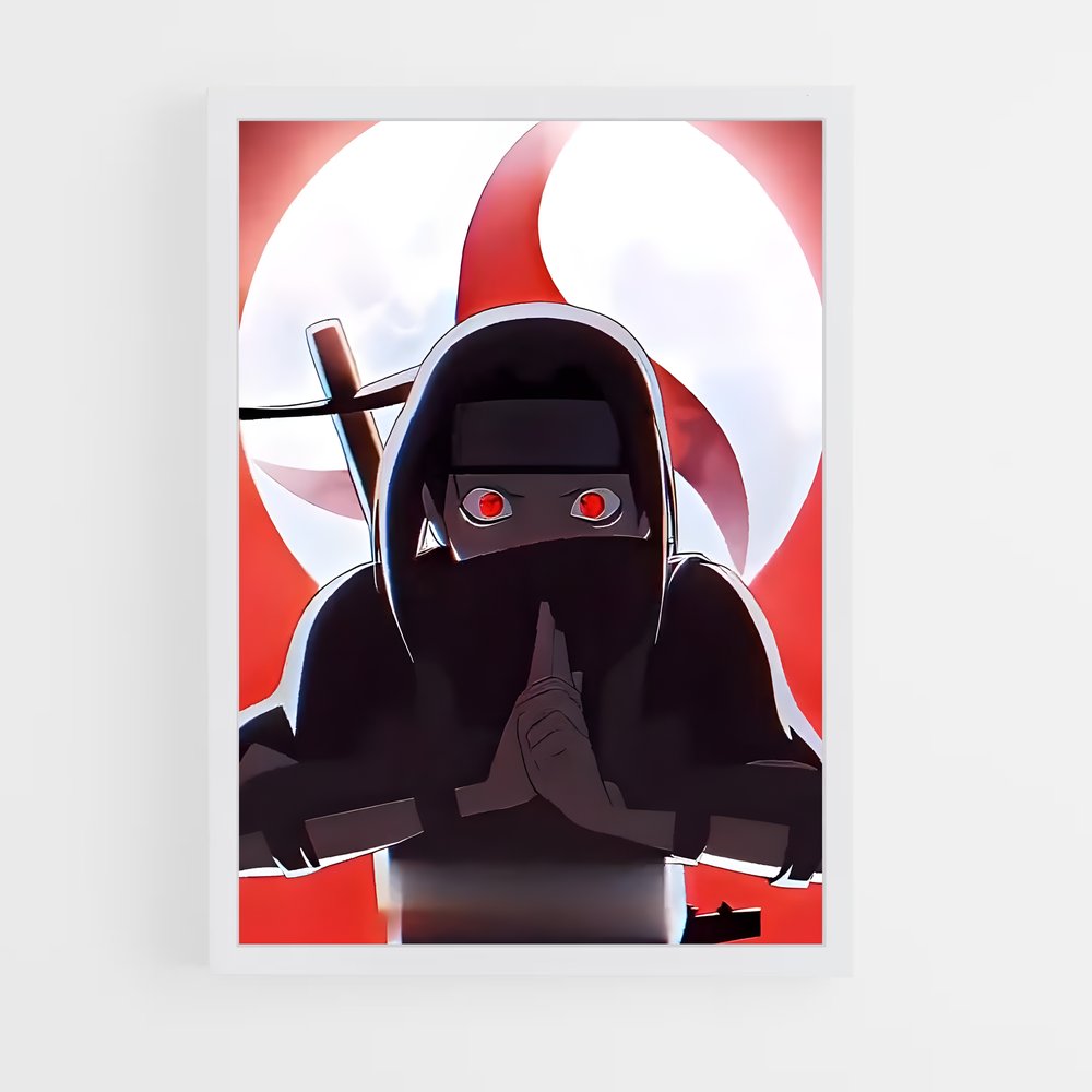 ap-itachi uchiha-4 cadre Blanc