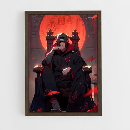 ap-itachi uchiha-5 cadre Bois foncé