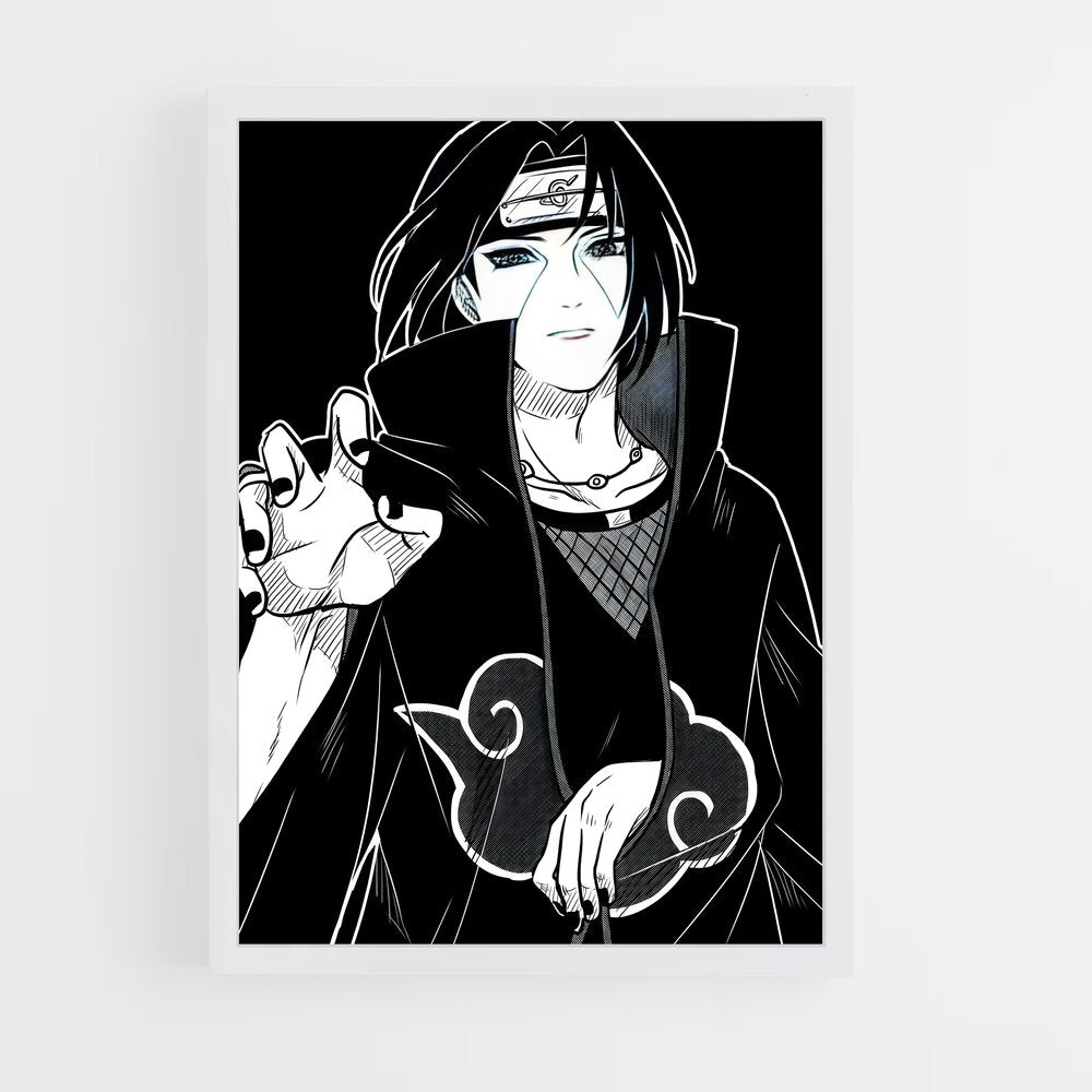 ap-itachi uchiha-7 cadre Blanc