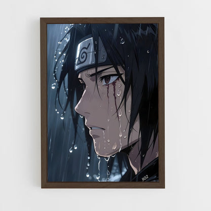 ap-itachi uchiha-8 cadre Bois foncé