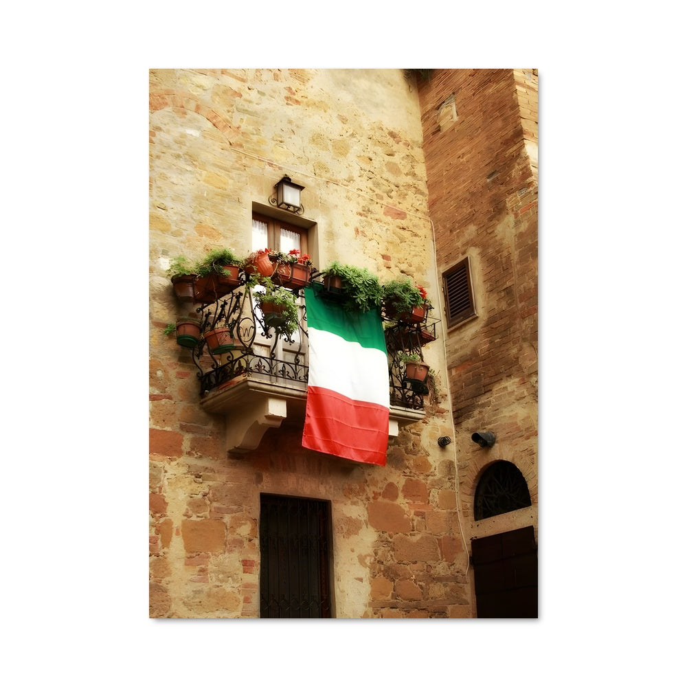 Poster Balcon Italien