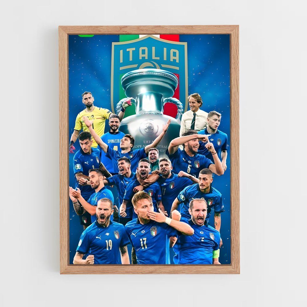 ap-italy national football team-4 cadre Bois clair