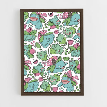 ap-ivysaur-1 cadre Bois foncé