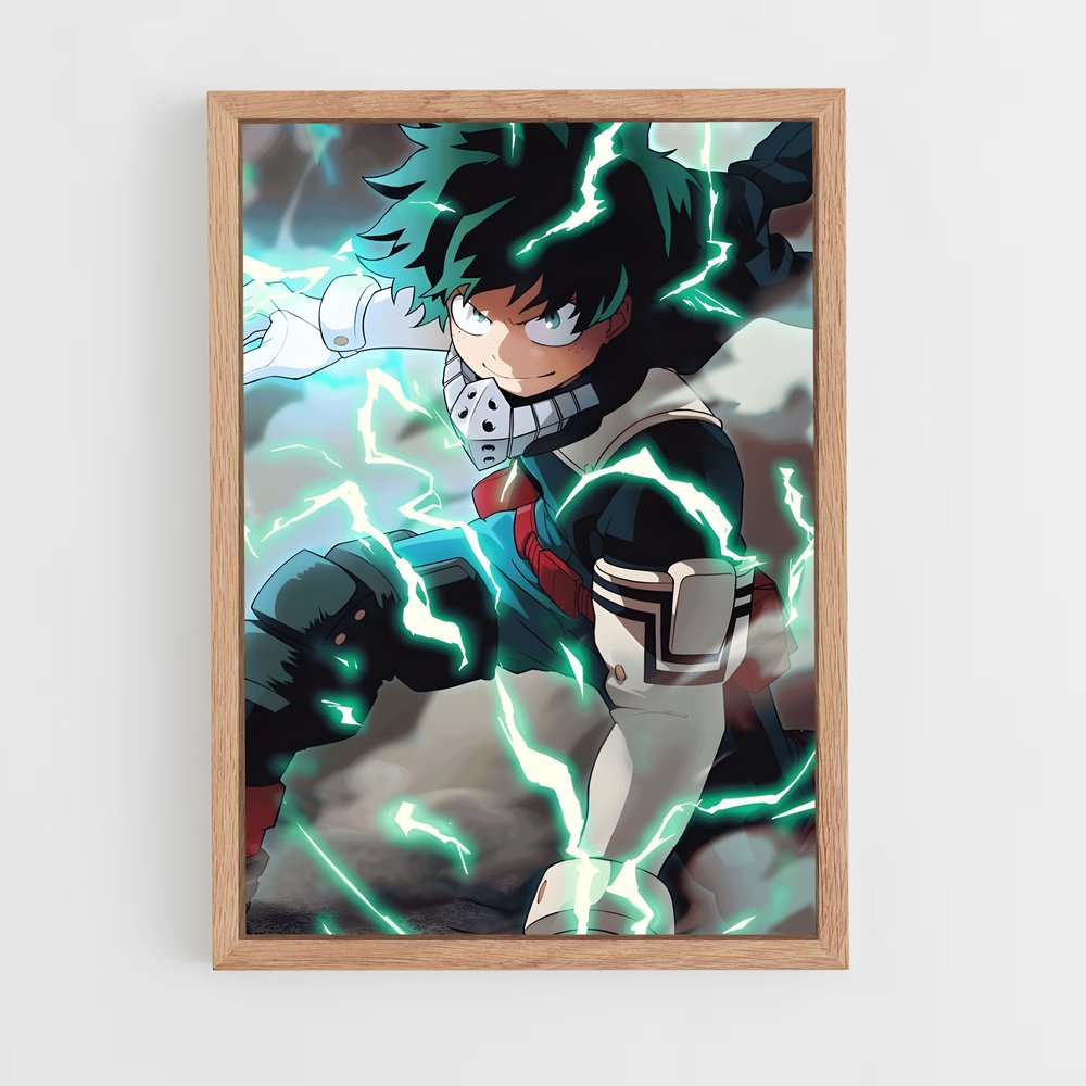 ap-izuku midoriya-5 cadre Bois clair