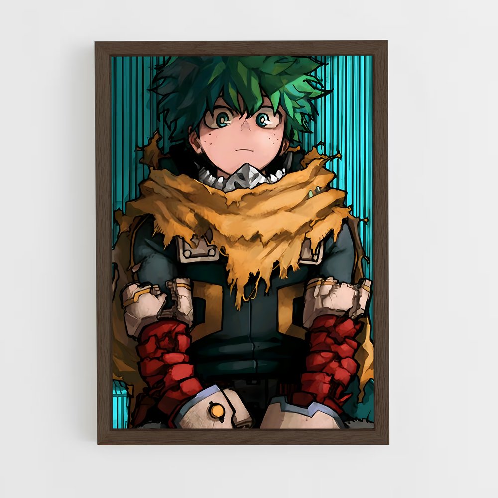 ap-izuku midoriya-7 cadre Bois foncé
