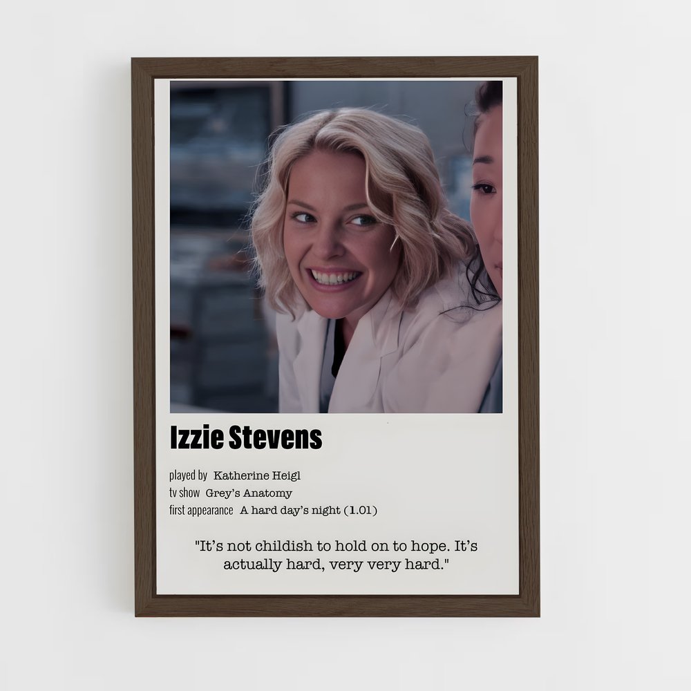 ap-izzie stevens-2 cadre Bois foncé