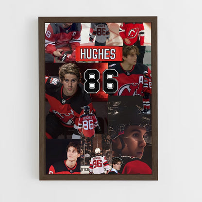 ap-jack hughes-1 cadre Bois foncé