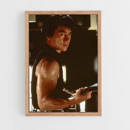 ap-jackie chan-3 cadre Bois clair