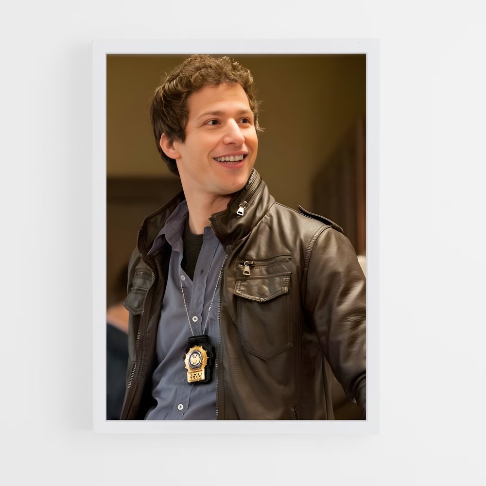 ap-jake peralta-1 cadre Blanc