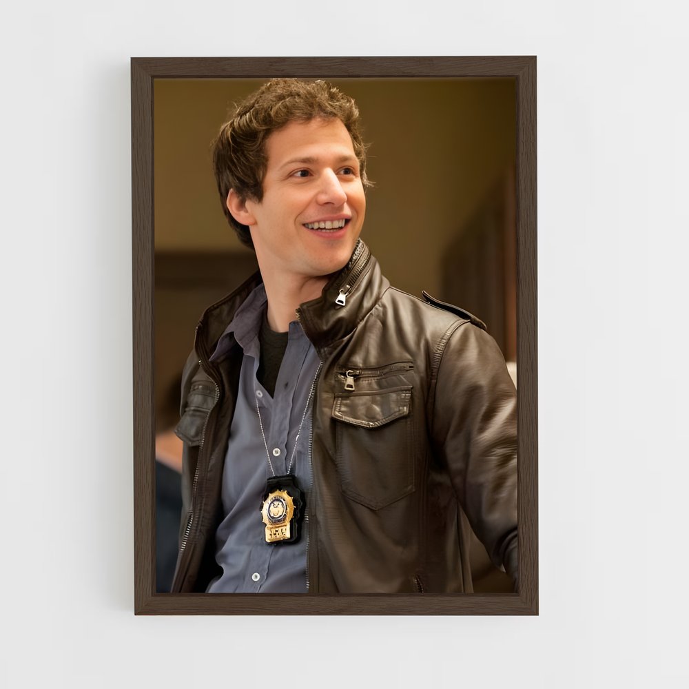 ap-jake peralta-1 cadre Bois foncé