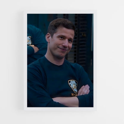 ap-jake peralta-2 cadre Blanc