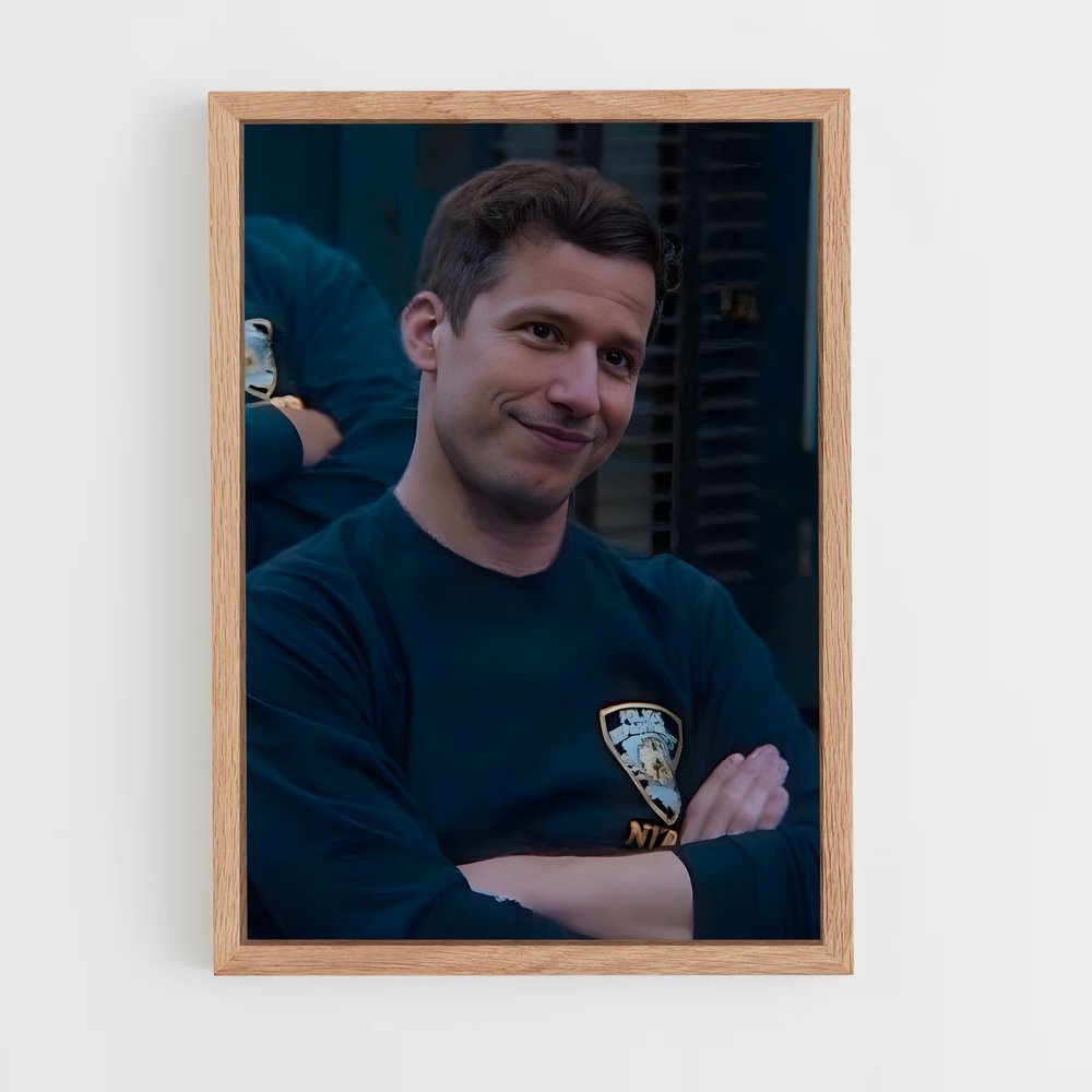 ap-jake peralta-2 cadre Bois clair