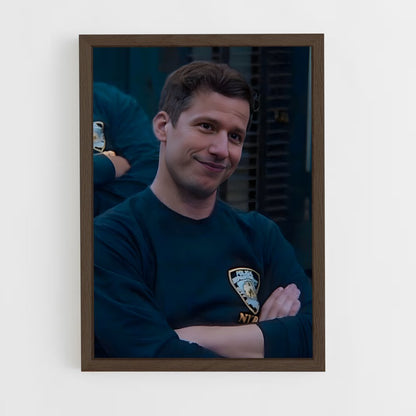 ap-jake peralta-2 cadre Bois foncé
