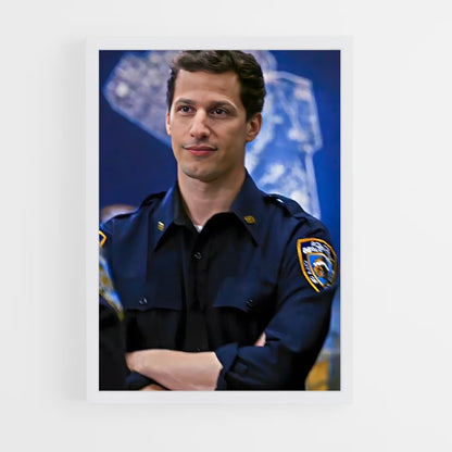 ap-jake peralta-3 cadre Blanc