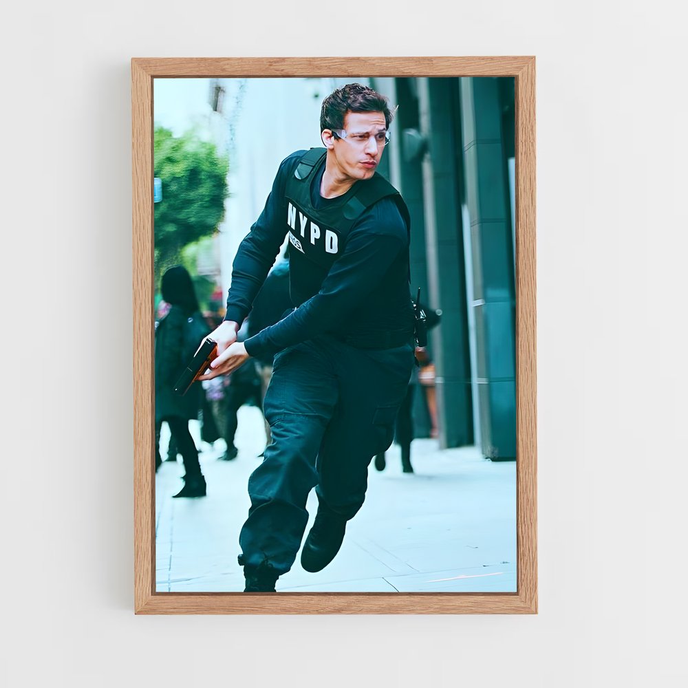 ap-jake peralta-4 cadre Bois clair