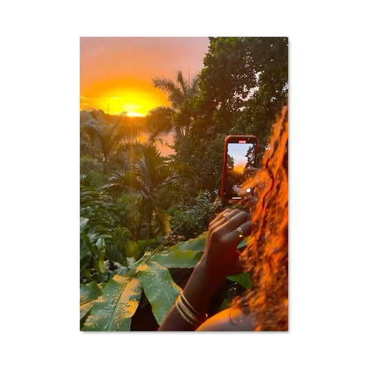Poster Coucher de Soleil Jamaïcain