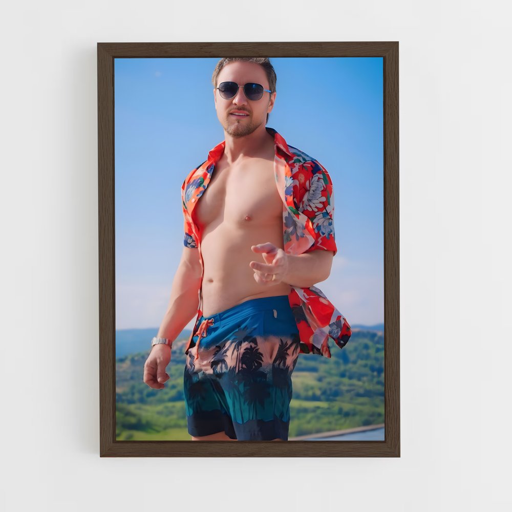 ap-james mcavoy-5 cadre Bois foncé