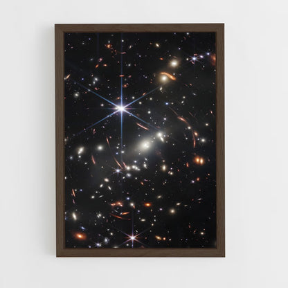 ap-james webb telescope-16 cadre Bois foncé