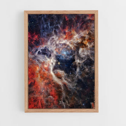ap-james webb telescope-18 cadre Bois clair