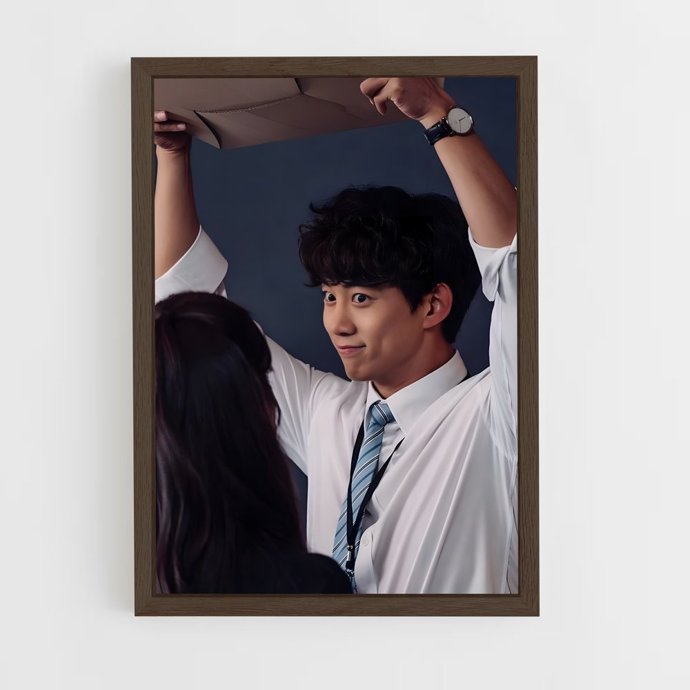 ap-jang jun woo-4 cadre Bois foncé