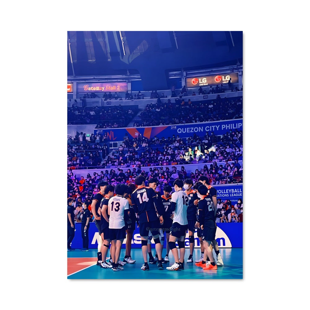 Poster Japan national volleyball team 74960